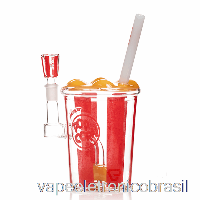 Vape Recarregável Hemper Popcorn Xl Bong Vermelho